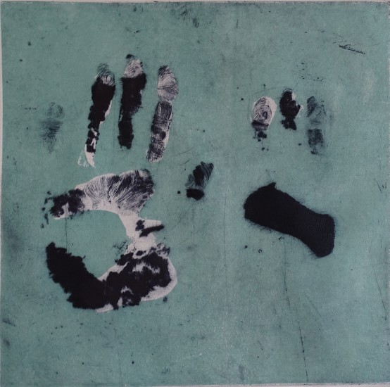 Odbicie | algrafia | 100 x 140 cm