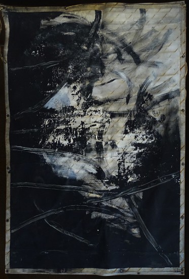 Topografia I | akryl na plandece | 200 x 140 cm
