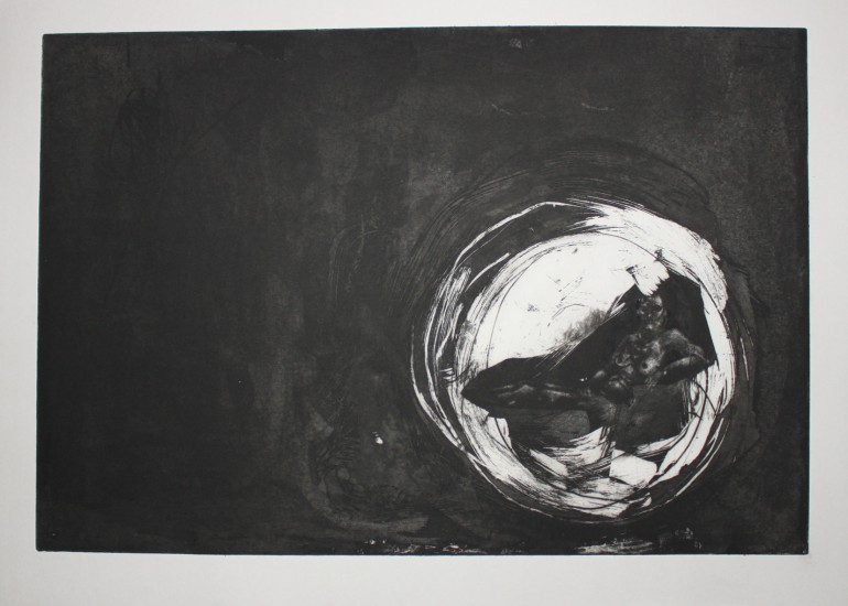 Uchwycić Nieuchwytne | intaglio | 50x70cm