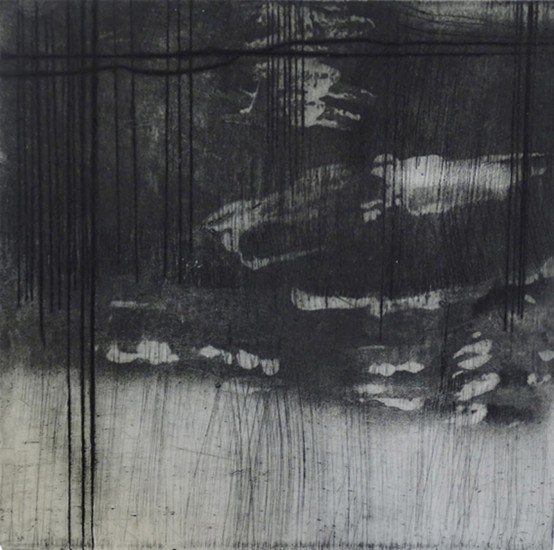 Emanacja | algrafia | 140 x 100 cm