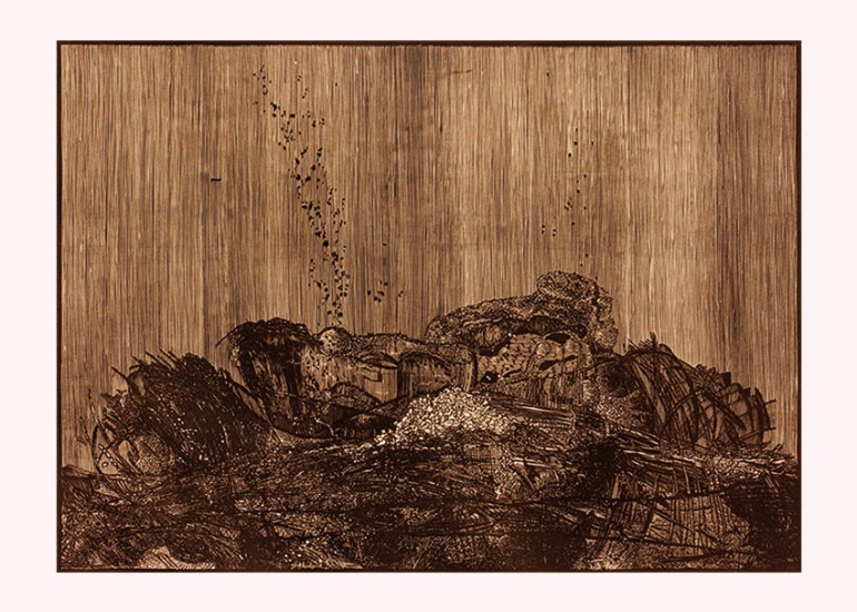 Zboże | linoryt | 50×70 cm