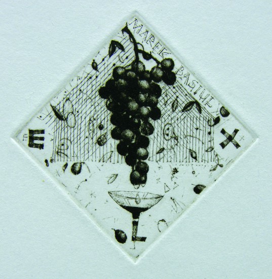 Exl Marka Basiula | intaglio | 5,5x5,5cm | 2017