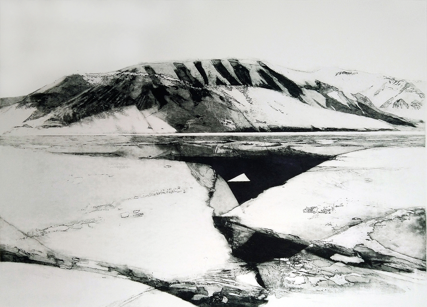 Spitsbergen III, akwatinta