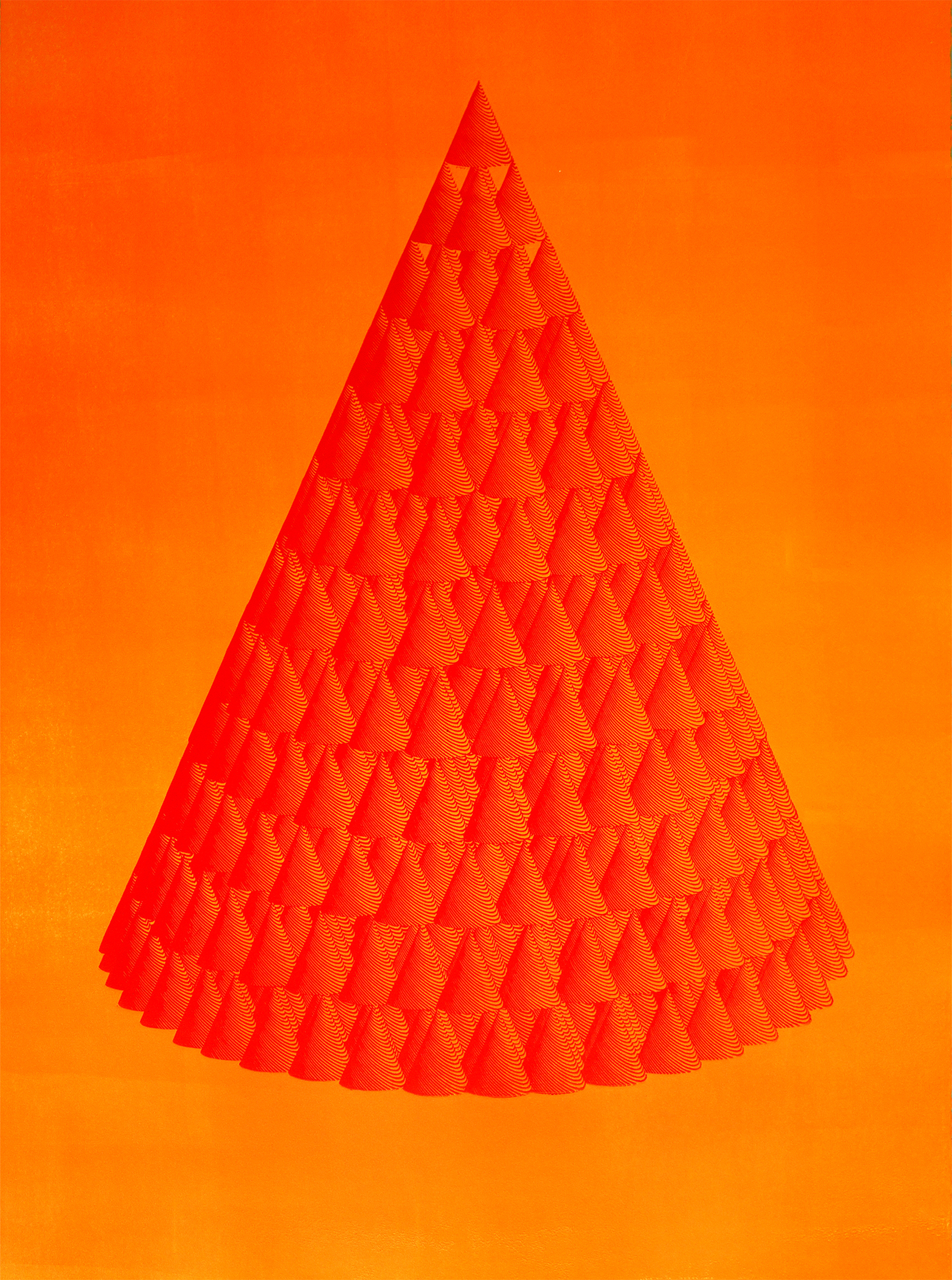 Inter cones II,  linoryt