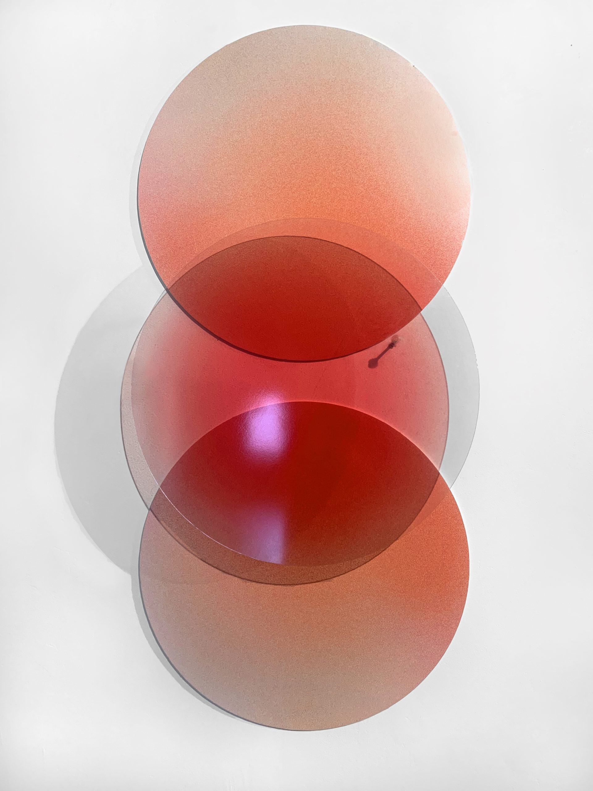 Kolor i światło II, akwatinta, druk cyfrowy, papier, pleksi, 135 x 90 cm, 2020