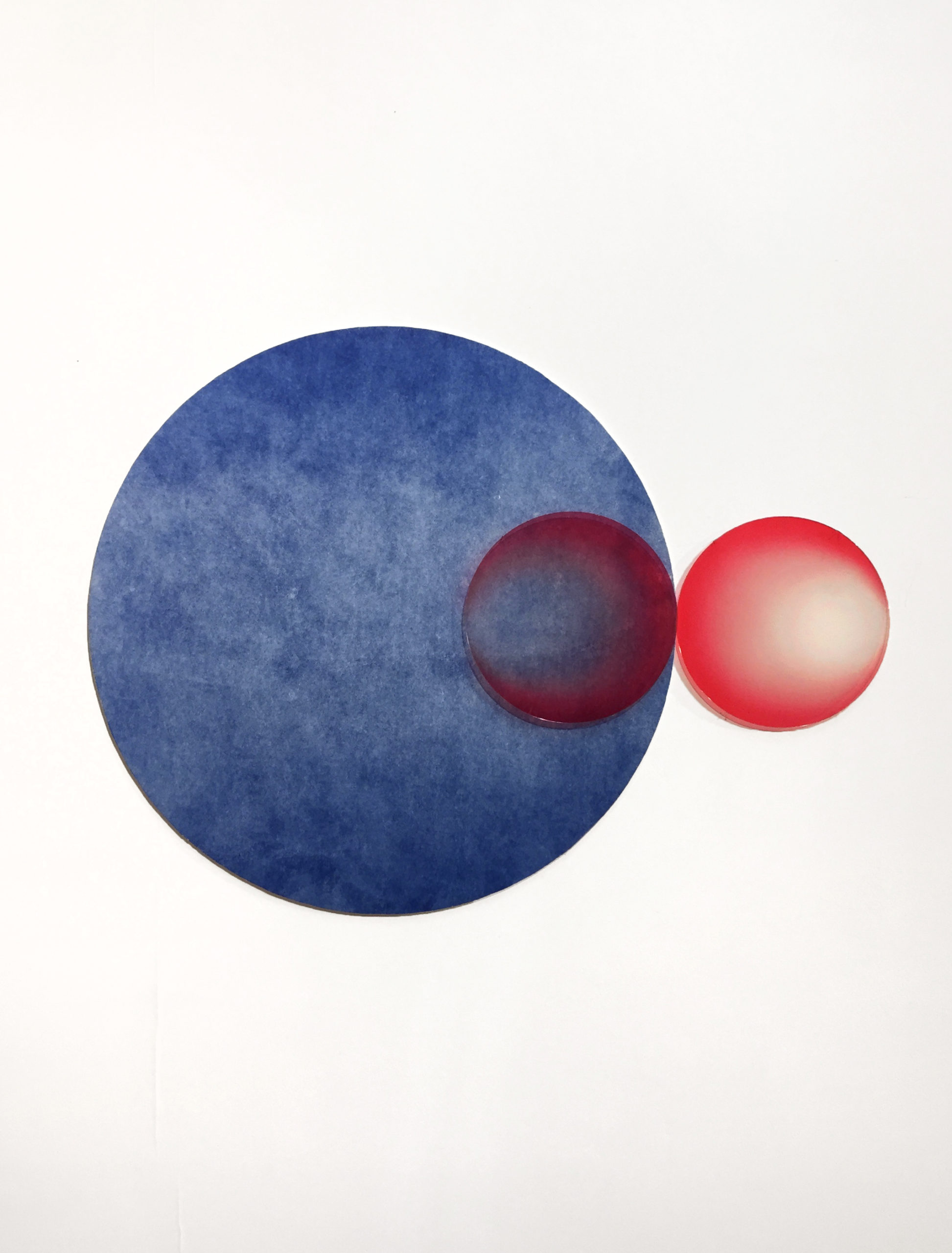 Kolor i światło V, akwatinta, druk cyfrowy, papier, pleksi, 75 x 100 cm, 2020