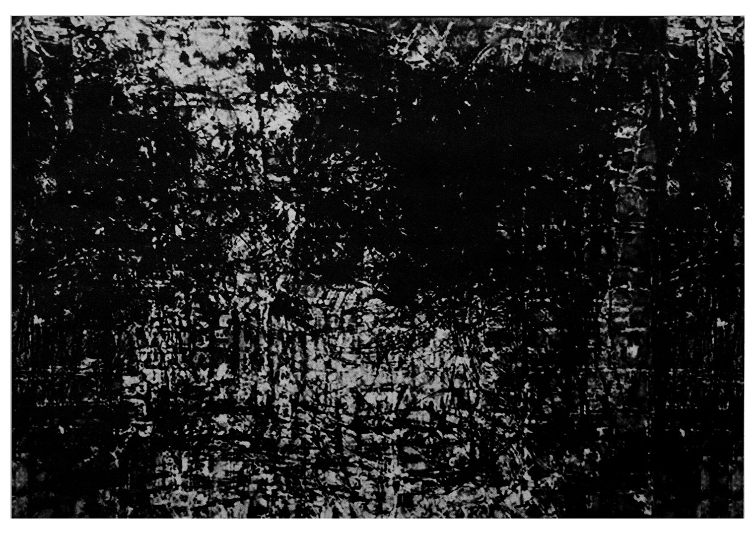 Dark paradise, 2021, druk cyfrowy, 100 x 140 cm